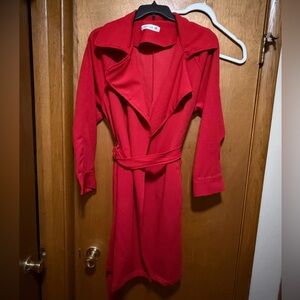Red Trench Coat